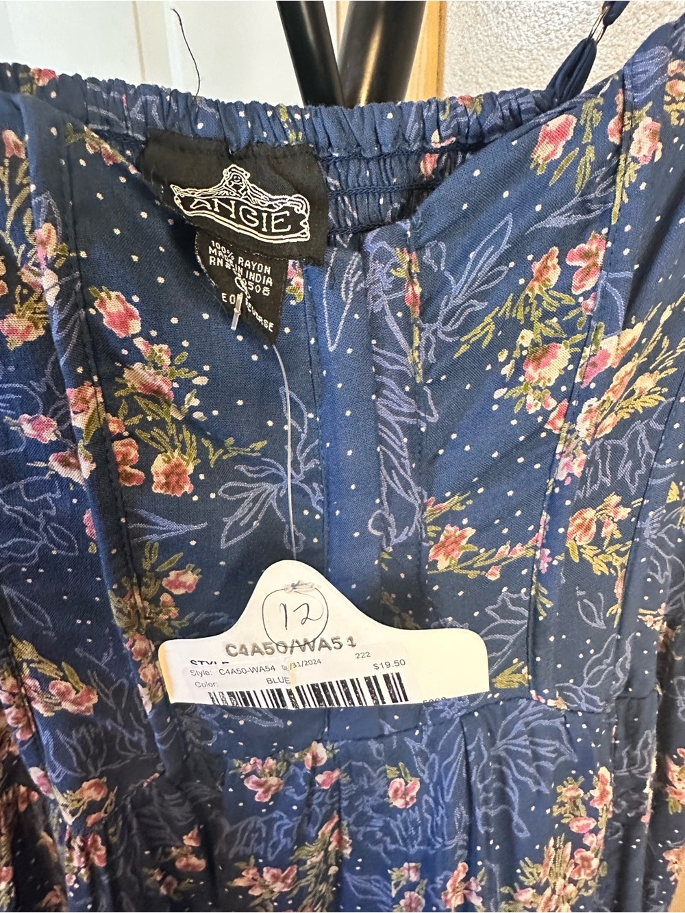 Angie Floral Spaghetti-Strap Sundress in blue Floral Women - Picture 3 of 7